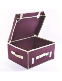RED LAUNDRY BOX 48x36x19 CENTIMETERS
