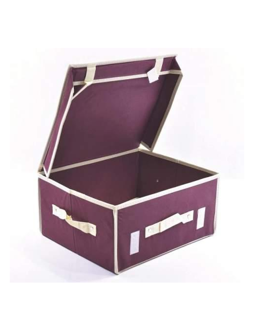 RED LAUNDRY BOX 48x36x19 CENTIMETERS