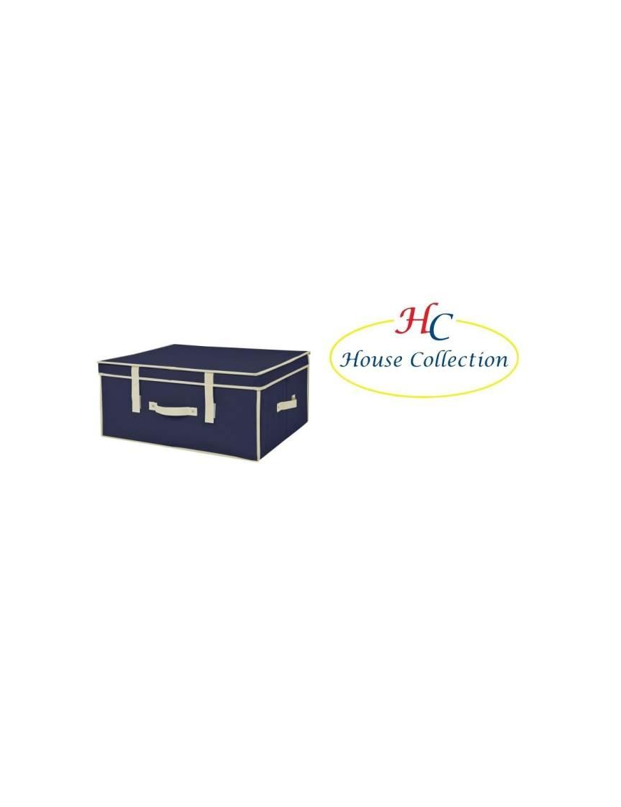 SCATOLA BLU PORTABIANCHERIA 48x36x19 CENTIMETRI