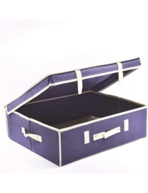 BLUE LAUNDRY BOX 50x40x15 CENTIMETERS