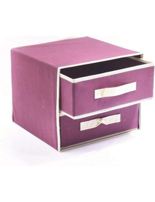 CASSETTIERA ROSSO 2CASS 30x30x25 CENTIMETRI
