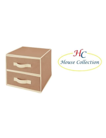 CASSETTIERA SABBIA 2CASS 30x30x25 CENTIMETRI