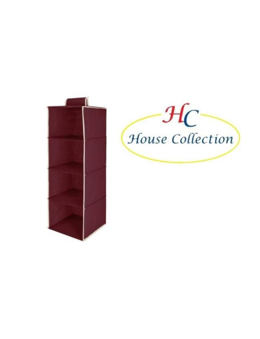 SCAFFALOTTO ROSSO 30x30x84 CENTIMETRI 4 POSTI
