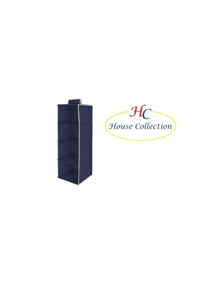 BLUE SHELF 30x30x84 CENTIMETERS 4 PLACES