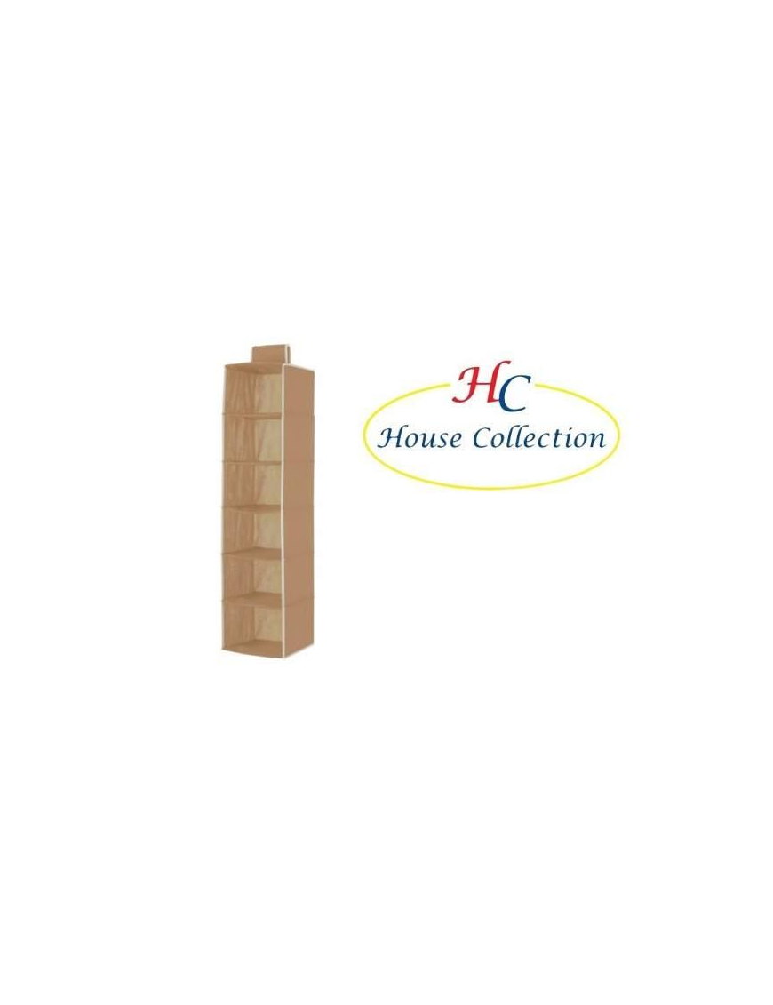 SCAFFALOTTO SABBIA 30x30x120 CENTIMETRI 6 POSTI