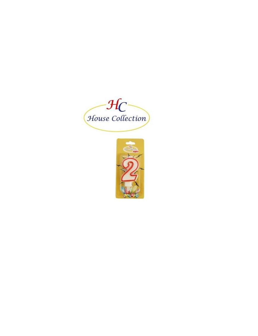 NUMERAL CANDLE 2
