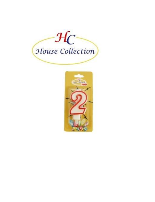 NUMERAL CANDLE 2