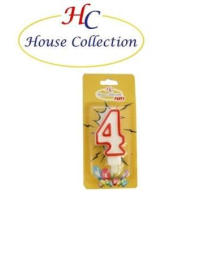 NUMERAL CANDLE 4