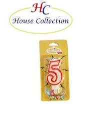 NUMERAL CANDLE 5