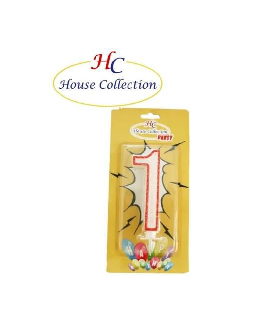 GIANT NUMERAL CANDLE 1