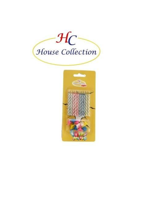 MAGIC CANDLES 10 PIECES MULTICOLOUR