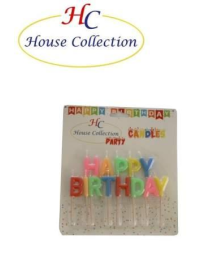 HAPPY BIRTHDAY CANDLE LETTERS