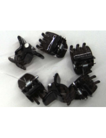 PINZETTE MIGNON NERO 6 PEZZI