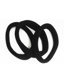 ELASTICI CODA 3 PEZZI NERI