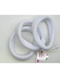 ELASTICI CODA 3 PEZZI BIANCHI