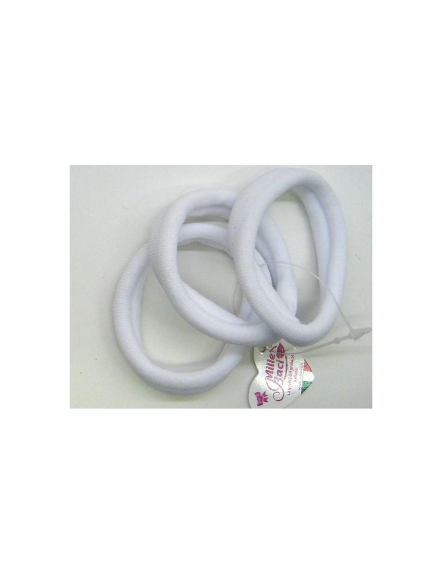 ELASTICI CODA 3 PEZZI BIANCHI