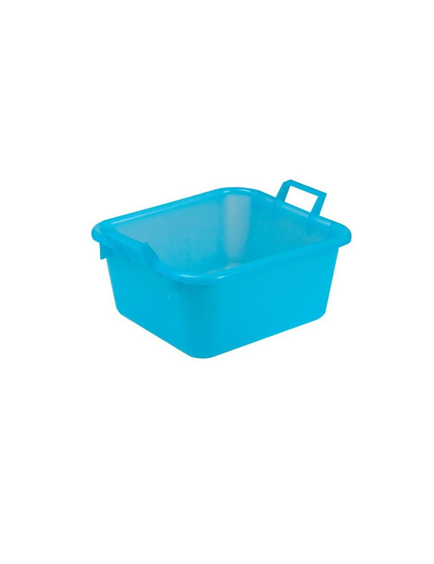 BLUE SQUARE BATH BOWL 33x31x15cm 10lt
