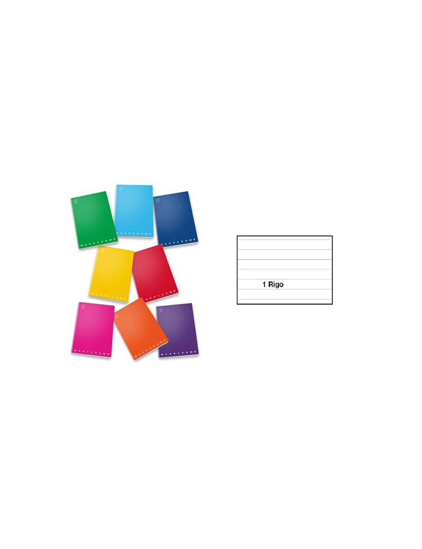 QUADERNO MONOCROMO MAXI PLUS 42 FOGLI 80gr 1RIGO