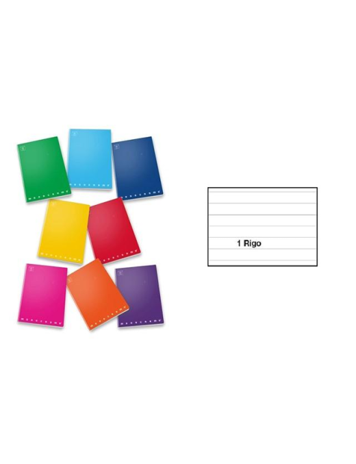 MAXI PLUS MONOCHROME NOTEBOOK 42 SHEETS 80gr 1 LINE