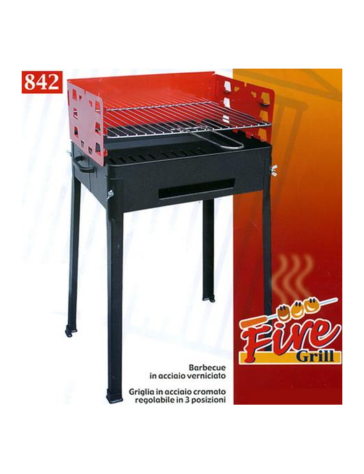BARBECUE FIRE GRILL 40x30x75 CENTIMETRI