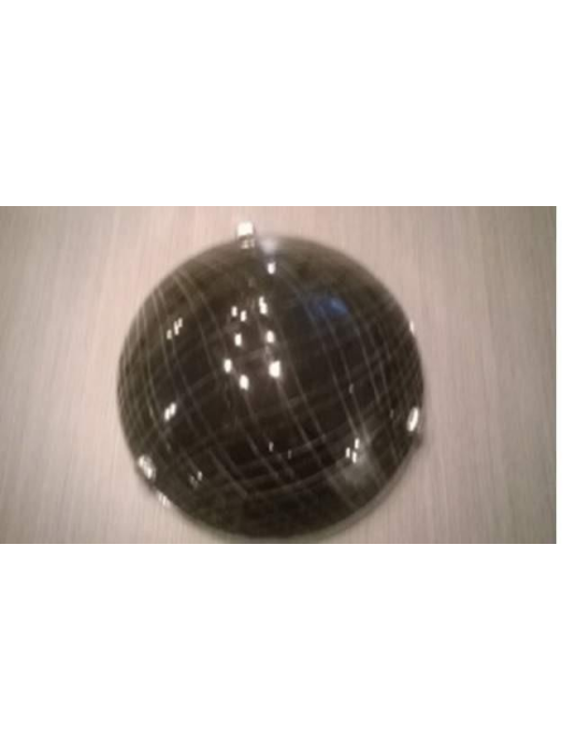 CATTEDRALE PLAFONIERA TONDA 30cm NERO$$