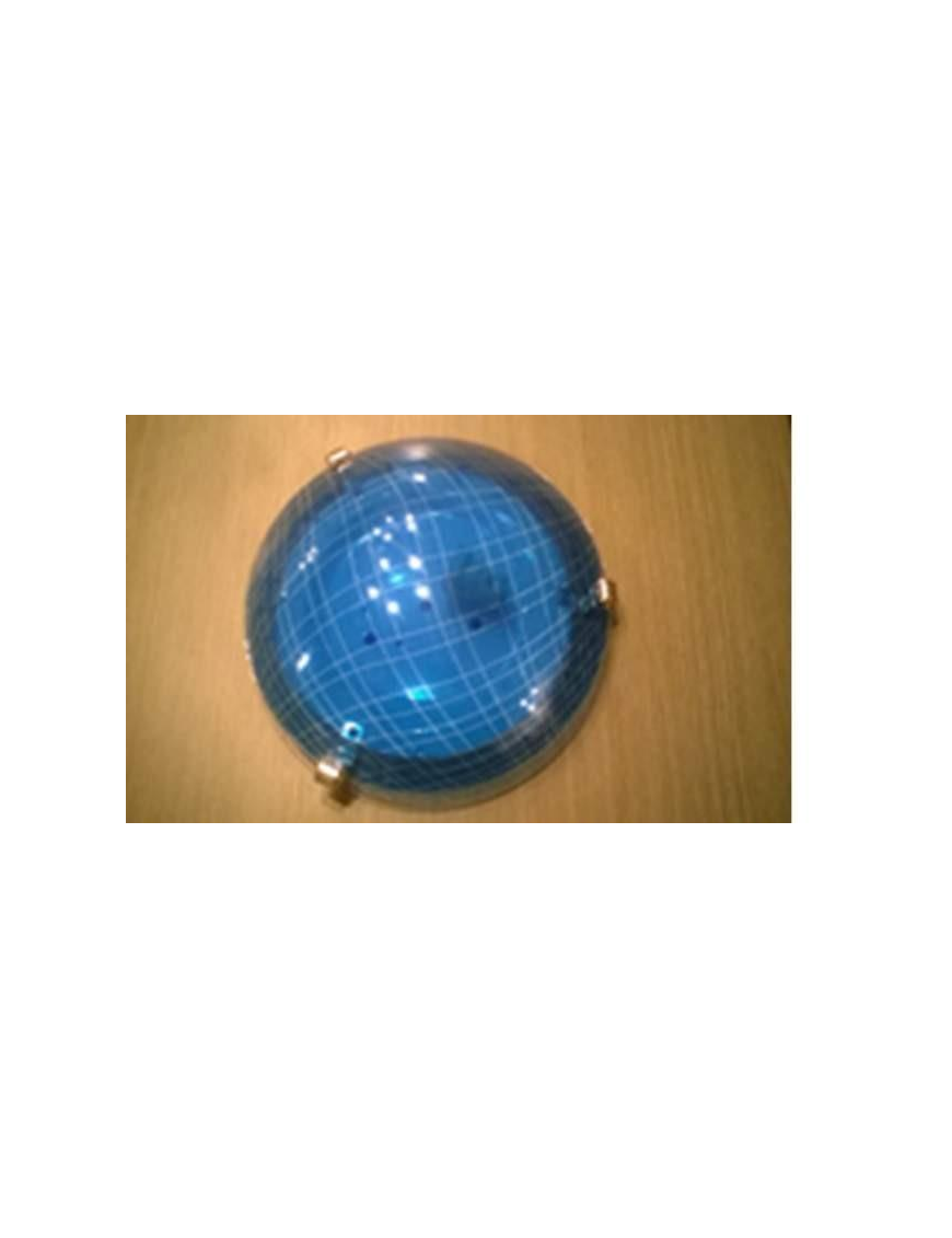 CATTEDRALE PLAFONIERA TONDA 30cm BLU$$