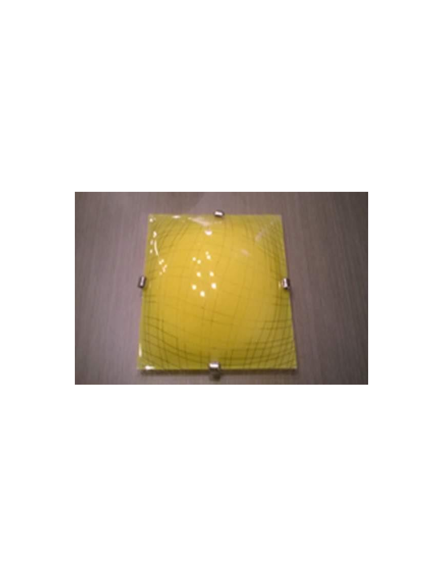 CATTEDRALE PLAFONIERA QUADRA 30cm GIAL$$