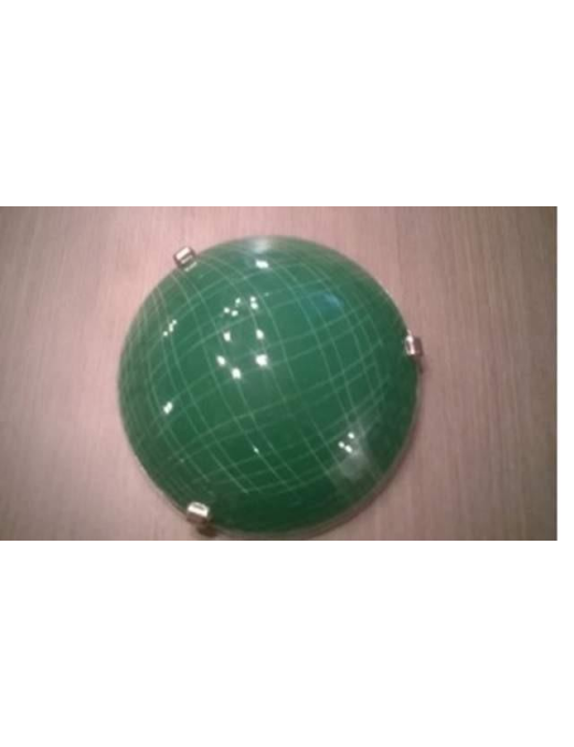 CATTEDRALE PLAFONIERA TONDA 40cm VERDE$$
