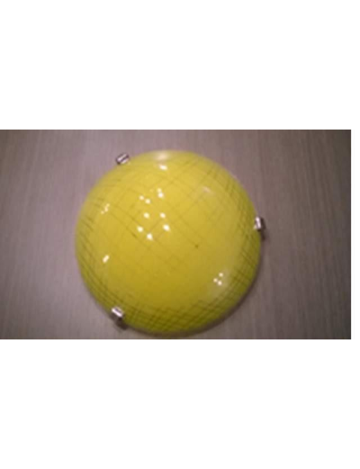 CATTEDRALE PLAFONIERA TONDA 40cm GIALL$$