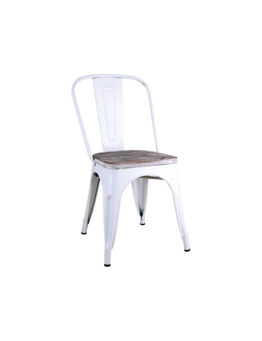 L.INDUSTRIALE BIANCO SEDIA 45x36x86 $$