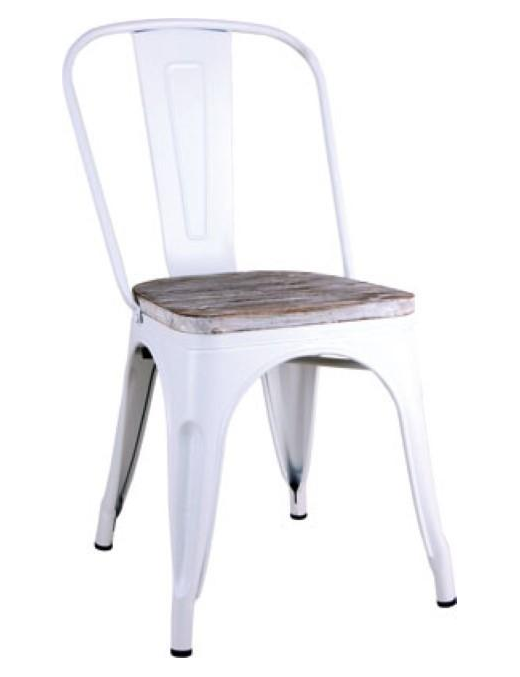 L.INDUSTRIALE BIANCO SEDIA 45x36x86 $$