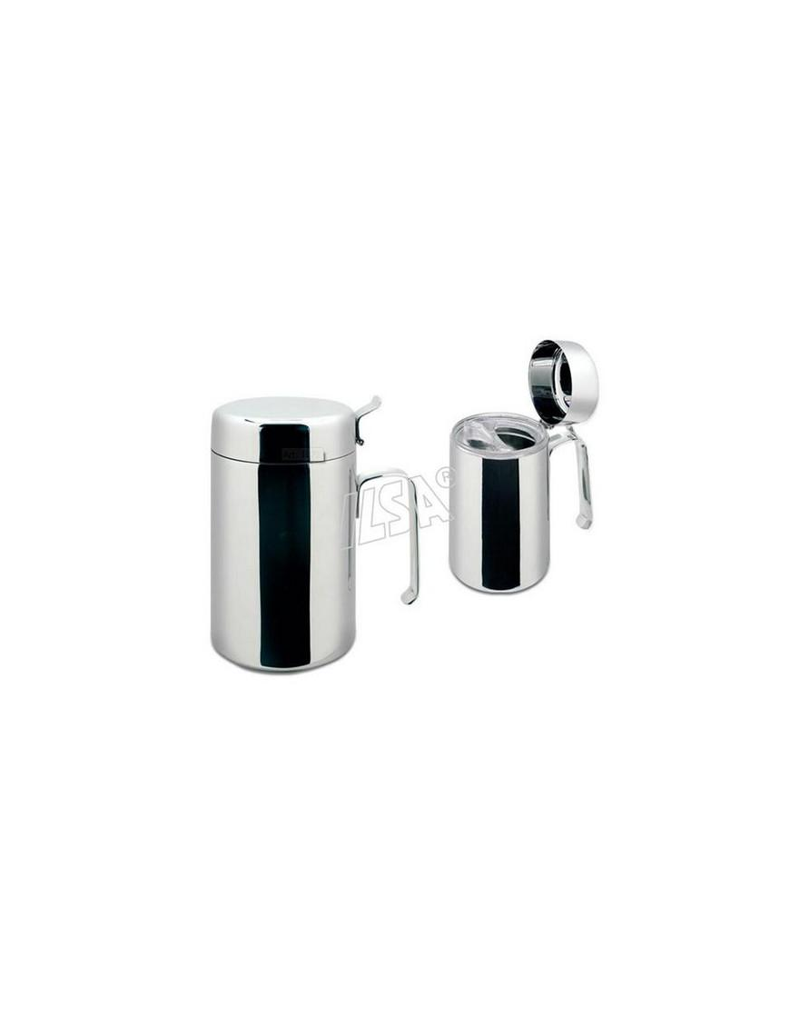 STEEL OIL JAR WITH DRIP TRAY 100 CENTILITERS