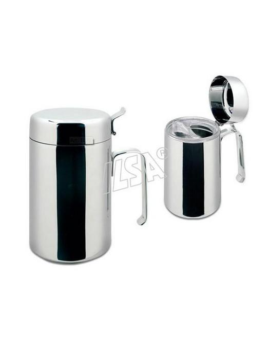 STEEL OIL JAR WITH DRIP TRAY 100 CENTILITERS