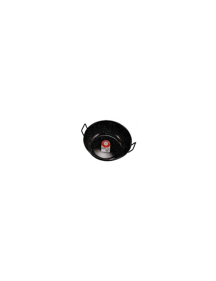 THE IDEAL INDUCTION ENAMEL PAN 2 HANDLES 30 CENTIMETERS