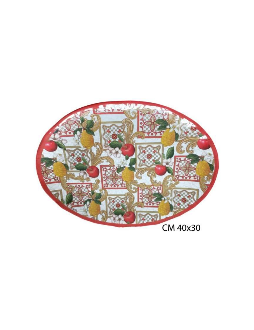L.MAIOLICA VASSOIO OVALE 40x30cm $$