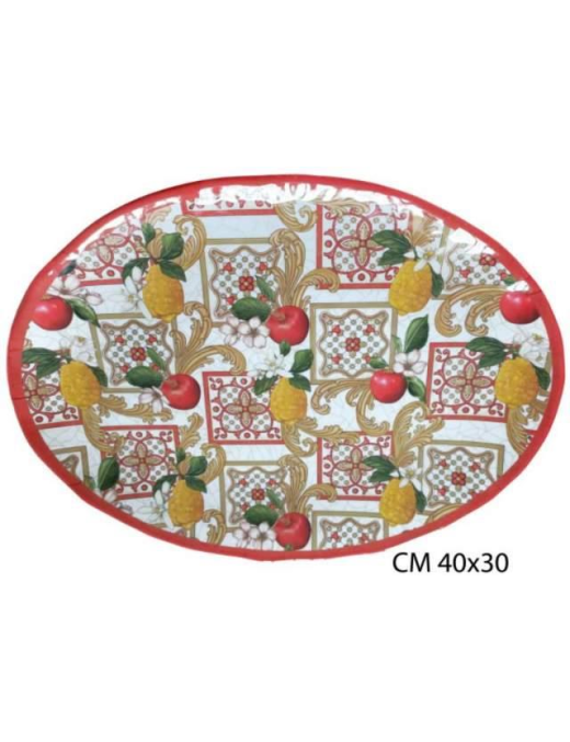 L.MAIOLICA VASSOIO OVALE 40x30cm $$