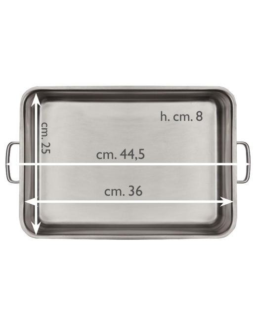 TEGLIA FONDA CON COPERCHIO 36x25x8 CENTIMETRI