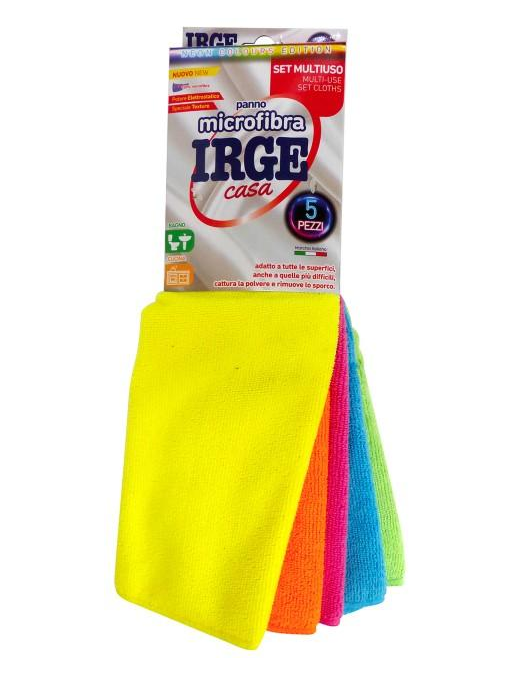 PANNO MICROFIBRA SOFFICE 30x35centimetri 5pezzi