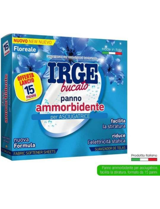 PANNO AMMORBIDENTE FLOREALE 15pezzi