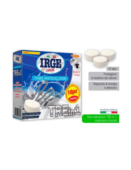 TABS ANTICALCARE LAVATRICE 16pezzi