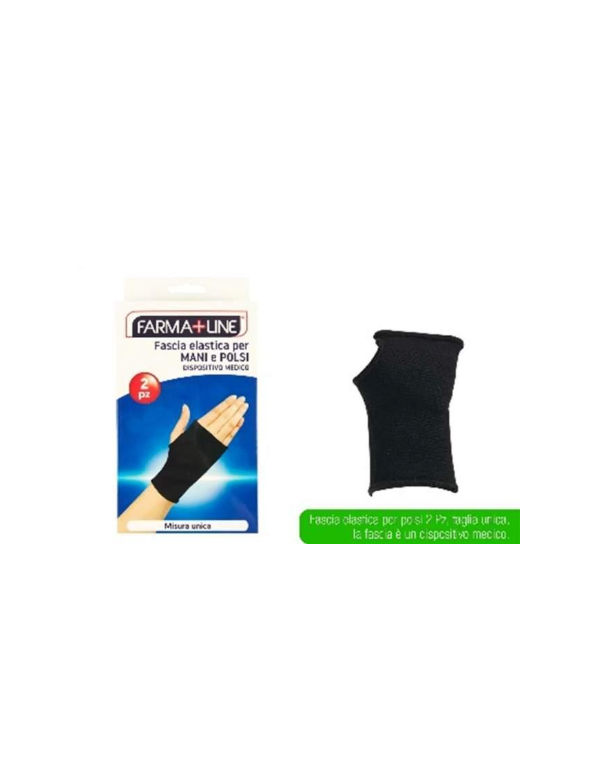 LINEA MEDICALE FARMALINE FASCIA ELASTICA MANI 2pezzi