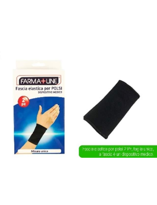 LINEA MEDICALE FARMALINE FASCIA ELASTICA POLSI 2pezzi