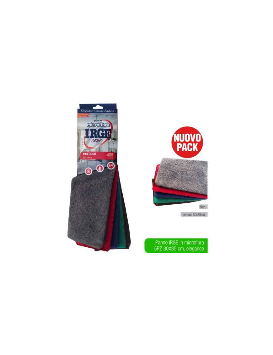 MICROFIBER CLOTH 30x35cm 5 pieces