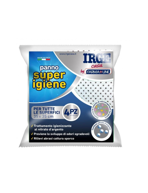 PANNO MULTIUSO SUPER IGIENE 4pezzi