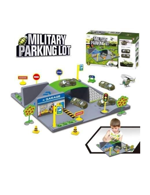 PARCHEGGIO CON MEZZI MILITARI