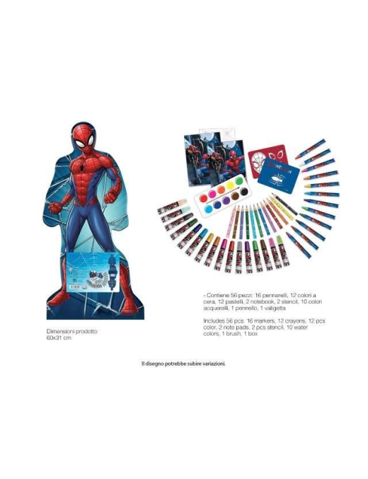 SPIDERMAN CASE 56 pieces