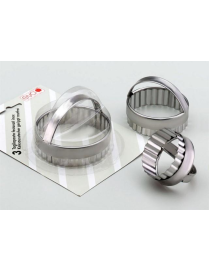 TAGLIAPASTA SET DA 3 PEZZI FESTONATI INOX