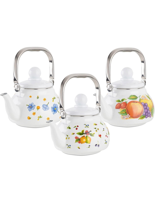 ENAMEL KETTLE 1 LITER