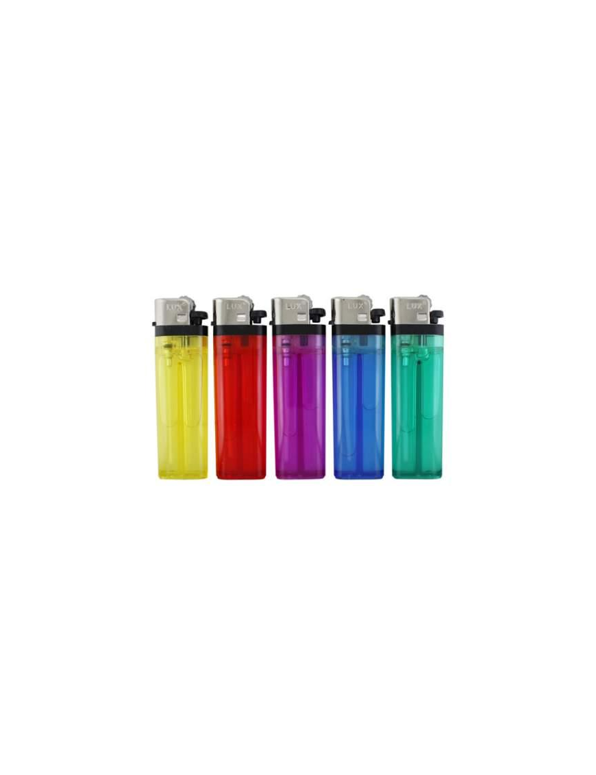 TRANSPARENT GO LIGHTER ASSORTED IN COLORS 50 pieces