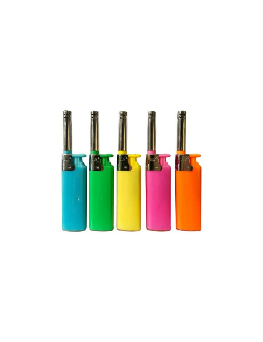 LUX CANDLE GAS LIGHTER ASSORTED COLORS